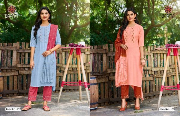 Baanvi Jeevika Designer Readymade Salwar